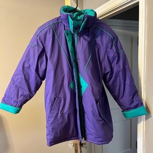 Vintage ski or snow winter coat